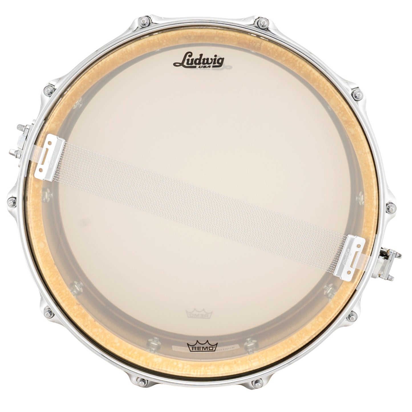 Ludwig LB464R Supraphonic 6.5x14 Raw Brass Shell, Imperial Lugs Snare Drum