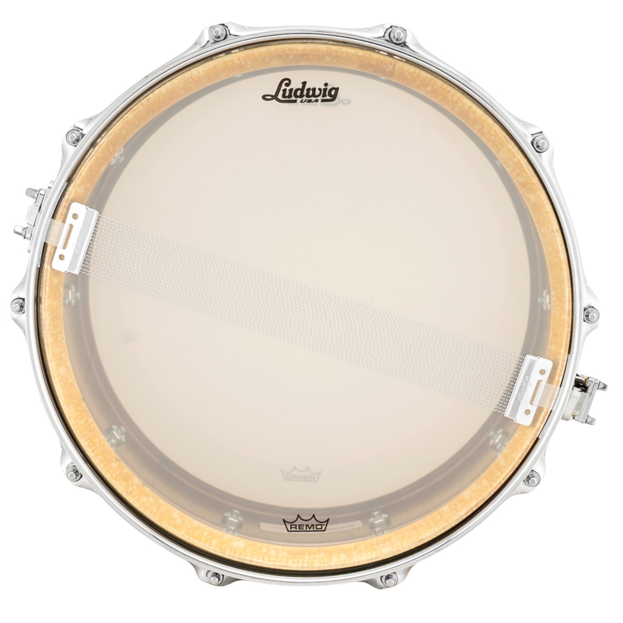 Ludwig LB464R Supraphonic 6.5x14 Raw Brass Shell, Imperial Lugs Snare Drum