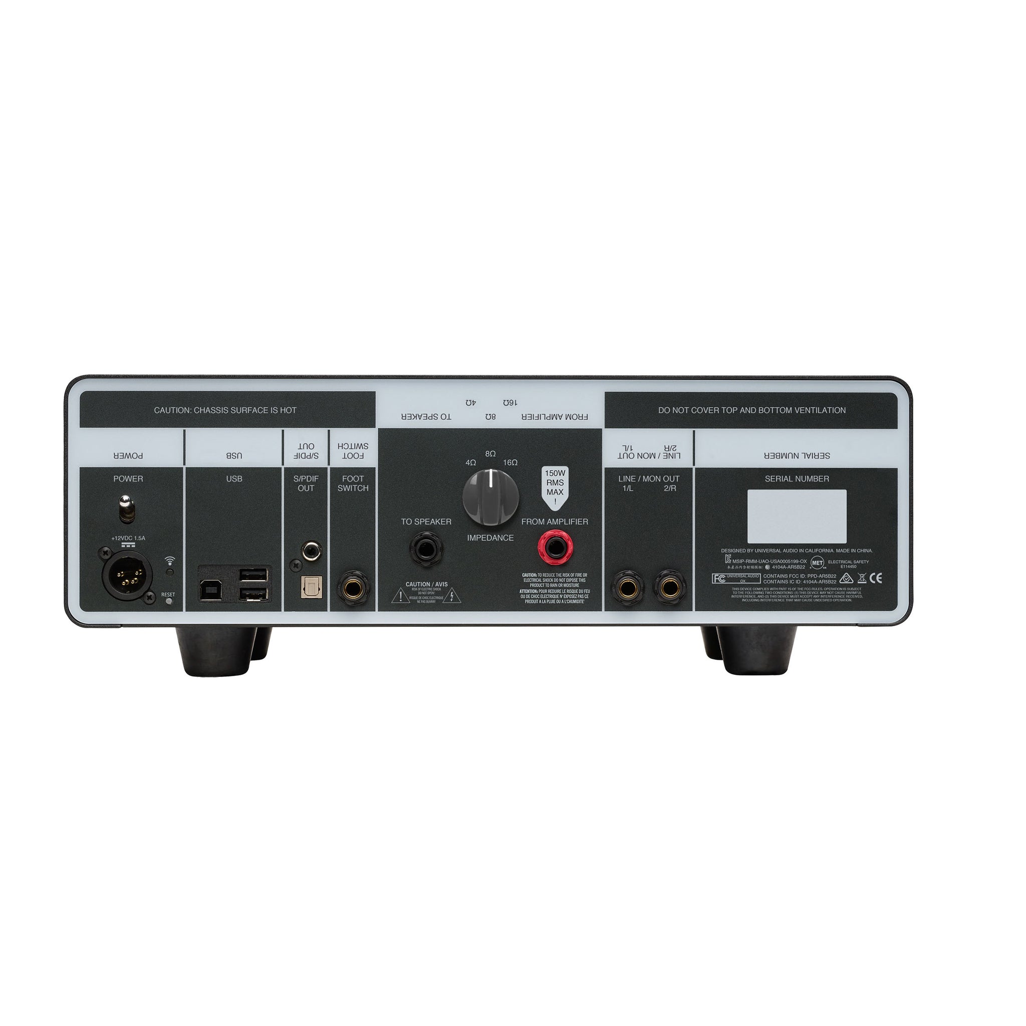 Universal Audio OX Amp Top Premium Reactive Load Box and Guitar Recording System