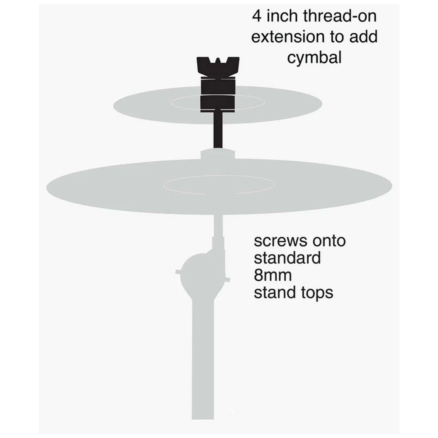 Gibraltar SC-MCSA4 4" Mini Cymbal Stacker