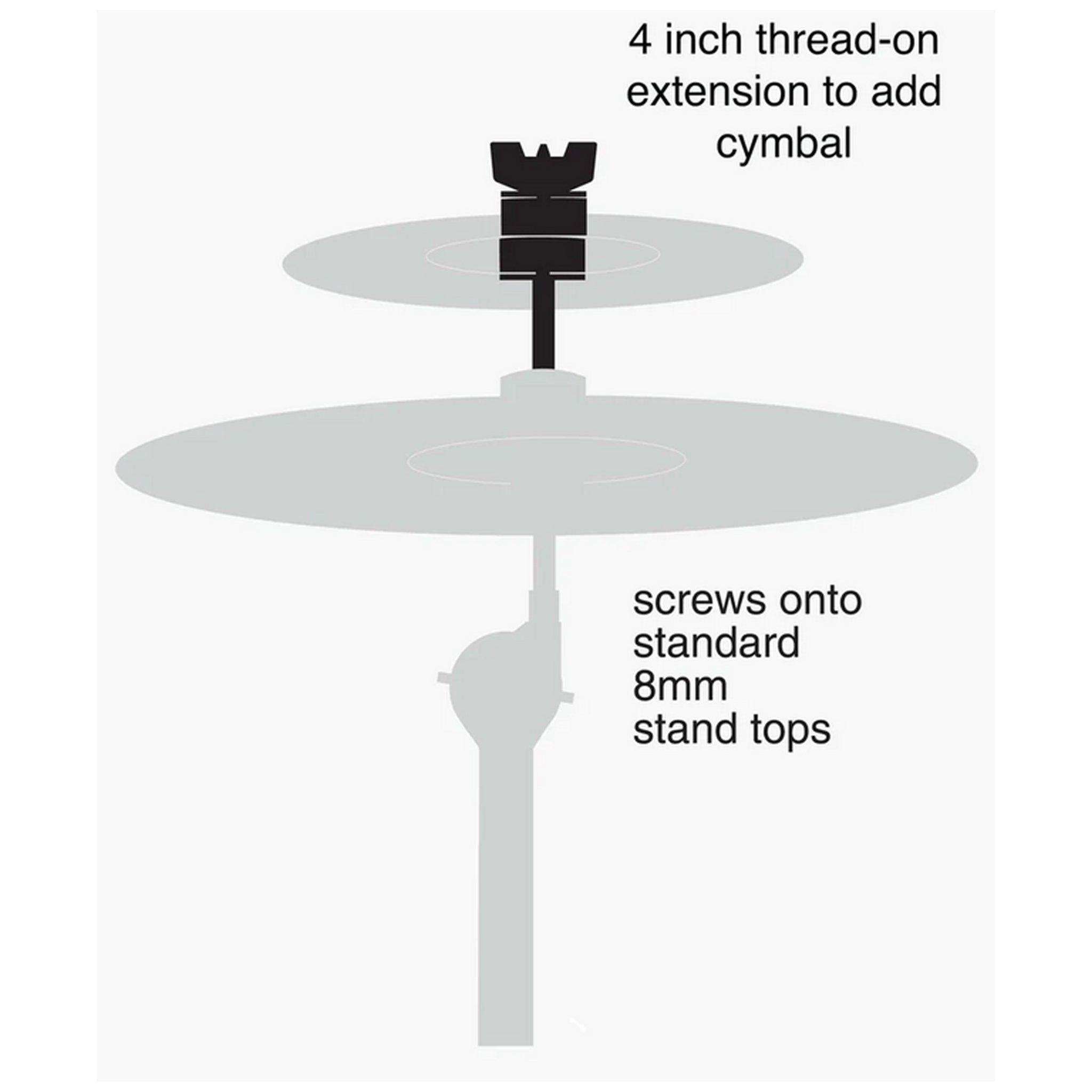 Gibraltar SC-MCSA4 4" Mini Cymbal Stacker