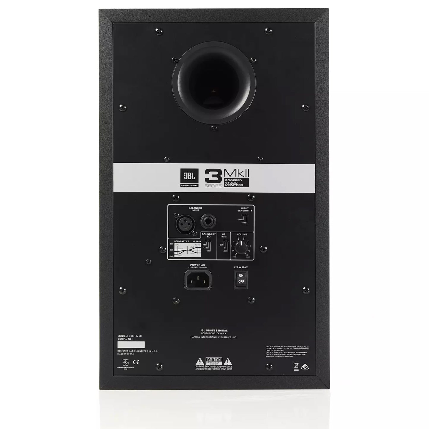 JBL 308P-MKII Powered Two Way Studio Monitor 8"