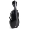 PURE by GEWA Cello Case, Polycarbonate 4.8, Black, w/Wheels