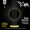 D'Luca Bajo Quinto Strings Phosphor Bronze, Ball End