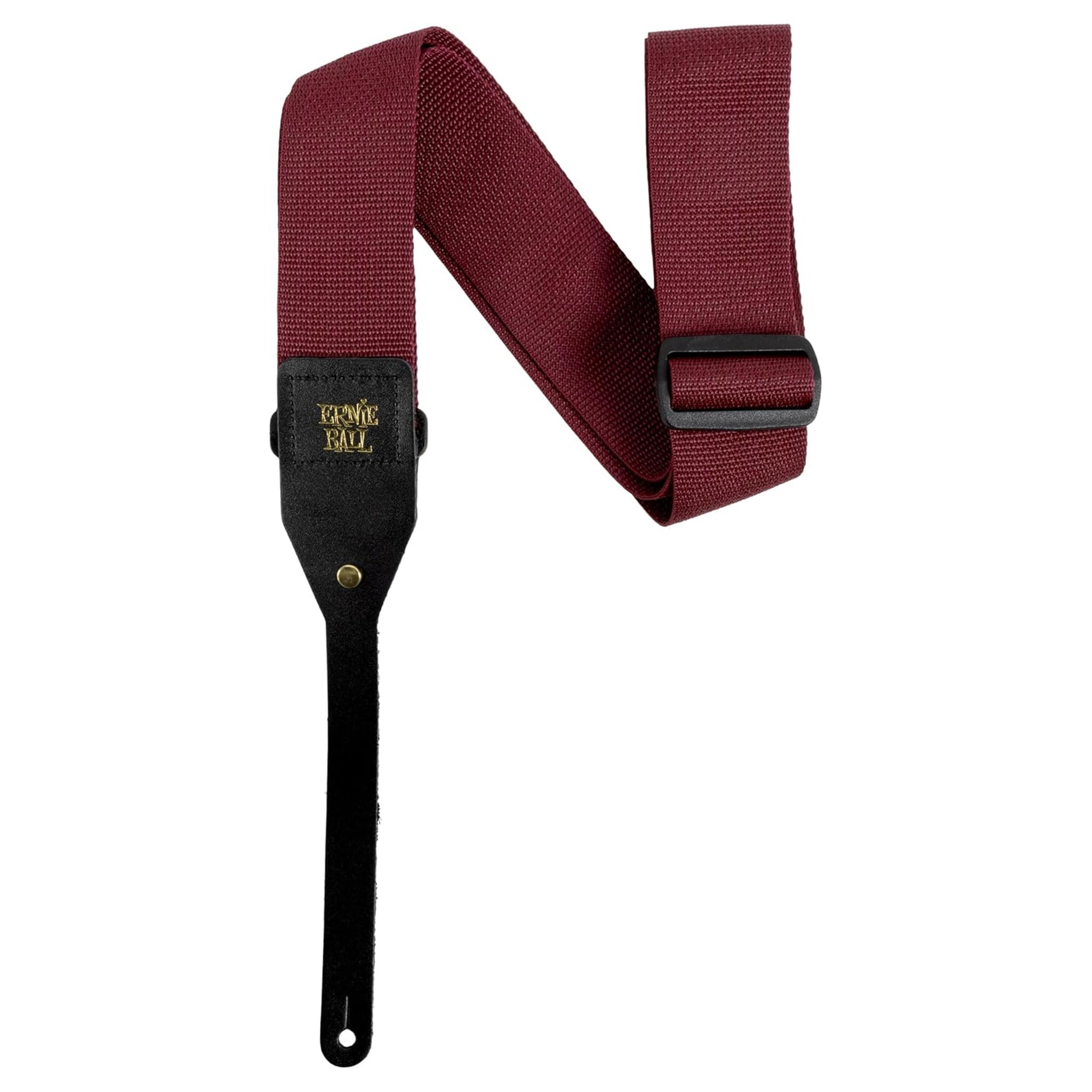 Ernie Ball Polypro Acoustic Guitar Strap - Burgundy