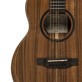 Crafter Mino Series, Mino Shape Acoustic-Electric Guitar With Solid Koa Top