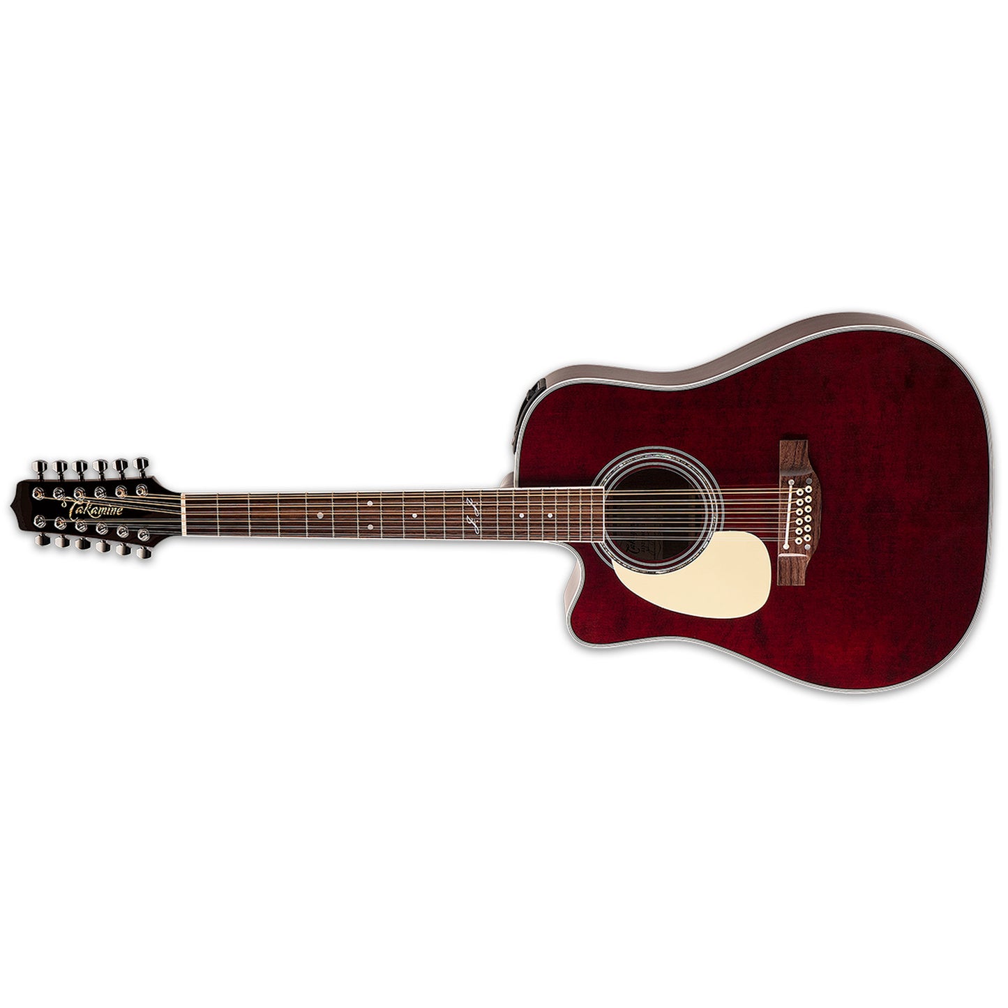 Takamine JJ325SRCL-12 LH John Jorgenson Left-Handed 12-String Guitar W/Case