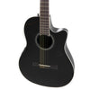 Ovation Celebrity Traditional Classic Nylon E-Acoustic Guitar CS24C-5G, CS/Mid/Cutaway, Black Gloss