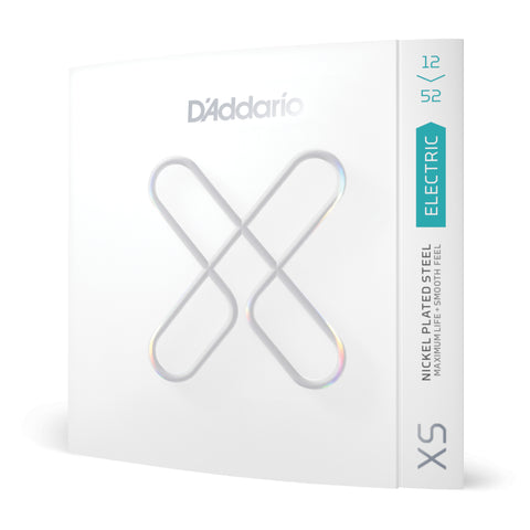 D'Addario XS Electric Guitar Strings Nickel Plated Steel, Jazz Light, 12-52
