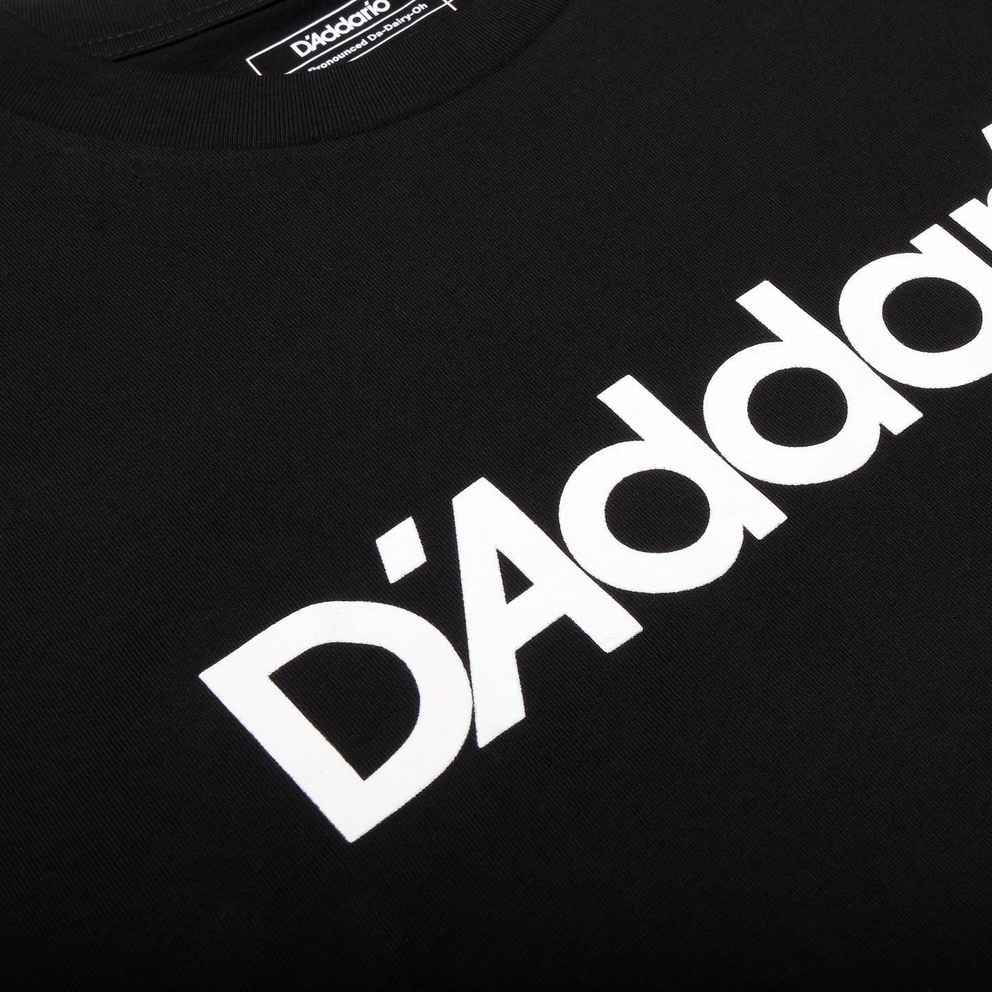 D'Addario Logo T-Shirt, Black, XL