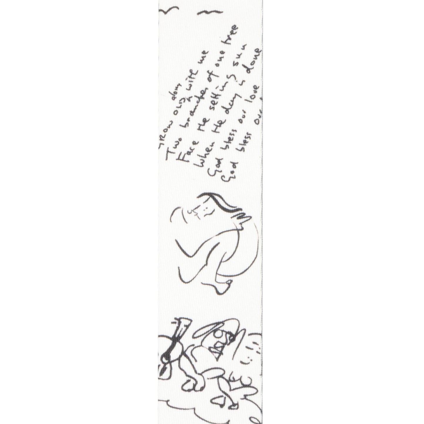 D'Addario John Lennon Art Series Polyester Strap - John & Yoko