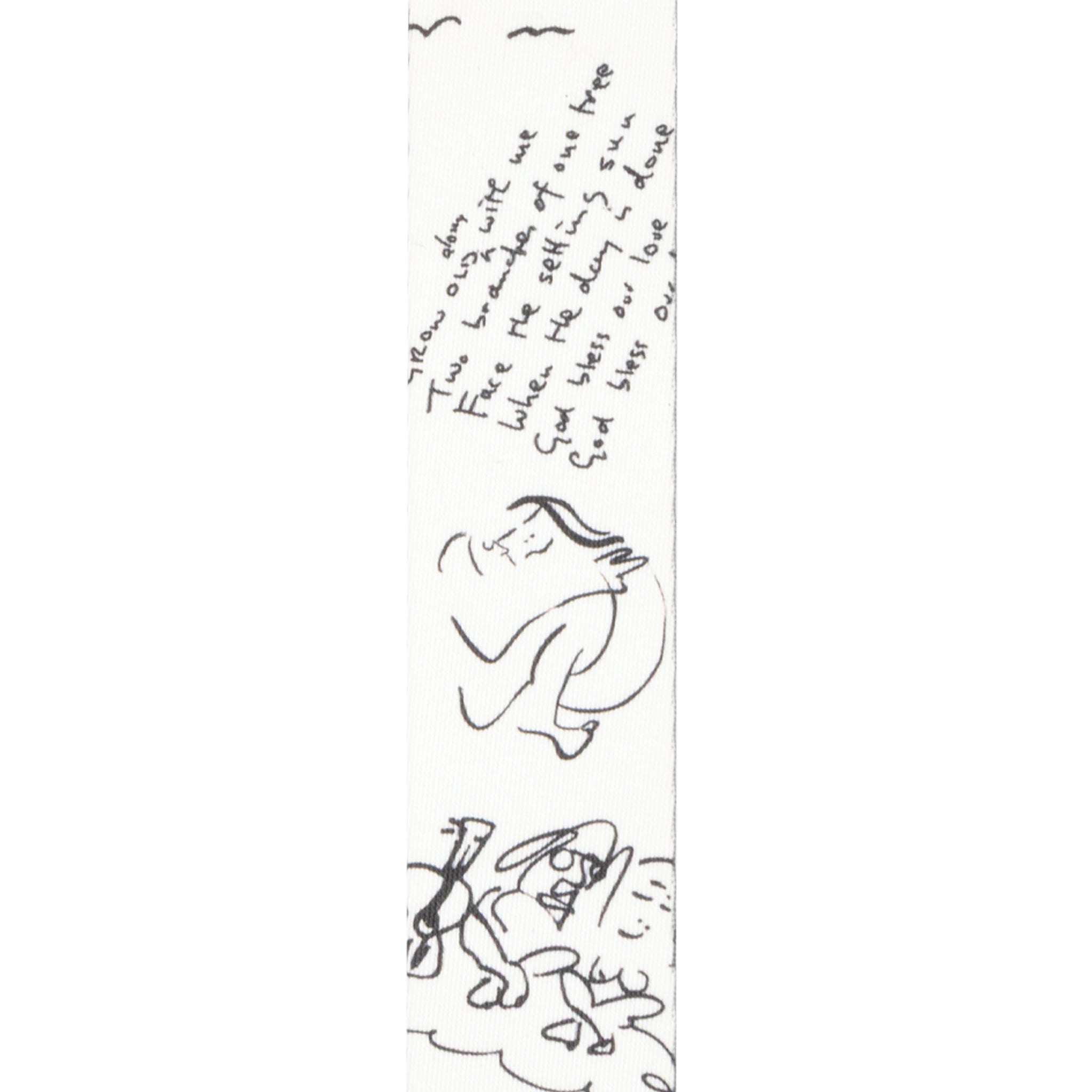 D'Addario John Lennon Art Series Polyester Strap - John & Yoko