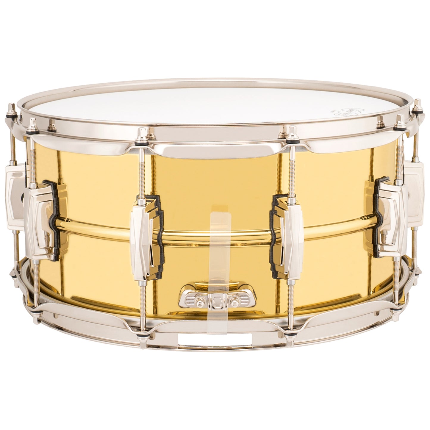 Ludwig LB403 Supraphonic 6.5X14 "Super Brass" Lacquered Brass Snare Drum