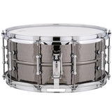 Ludwig LB417KT Black Beauty 6.5x14 Hammered Shell, Tube Lugs Snare Drum