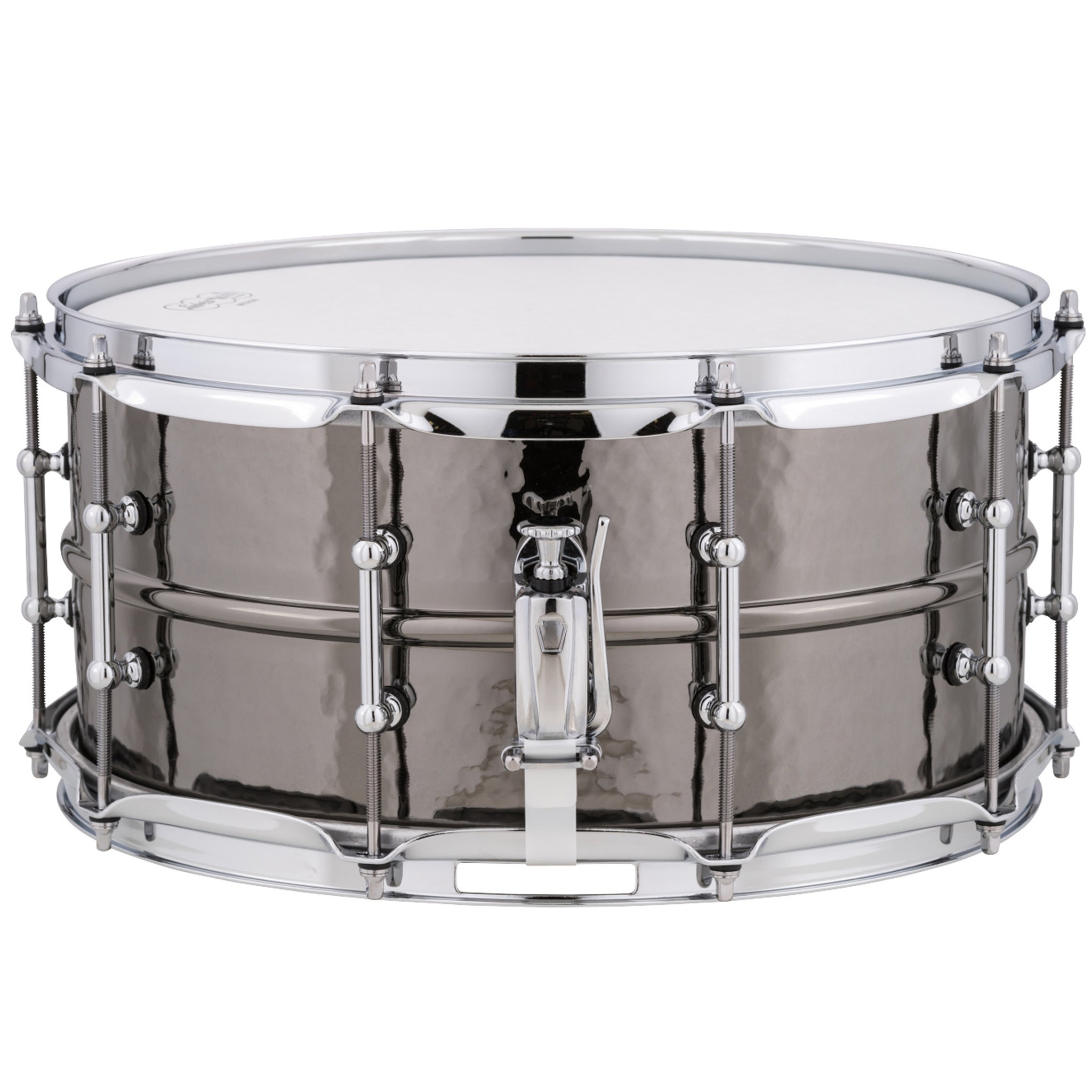 Ludwig LB417KT Black Beauty 6.5x14 Hammered Shell, Tube Lugs Snare Drum