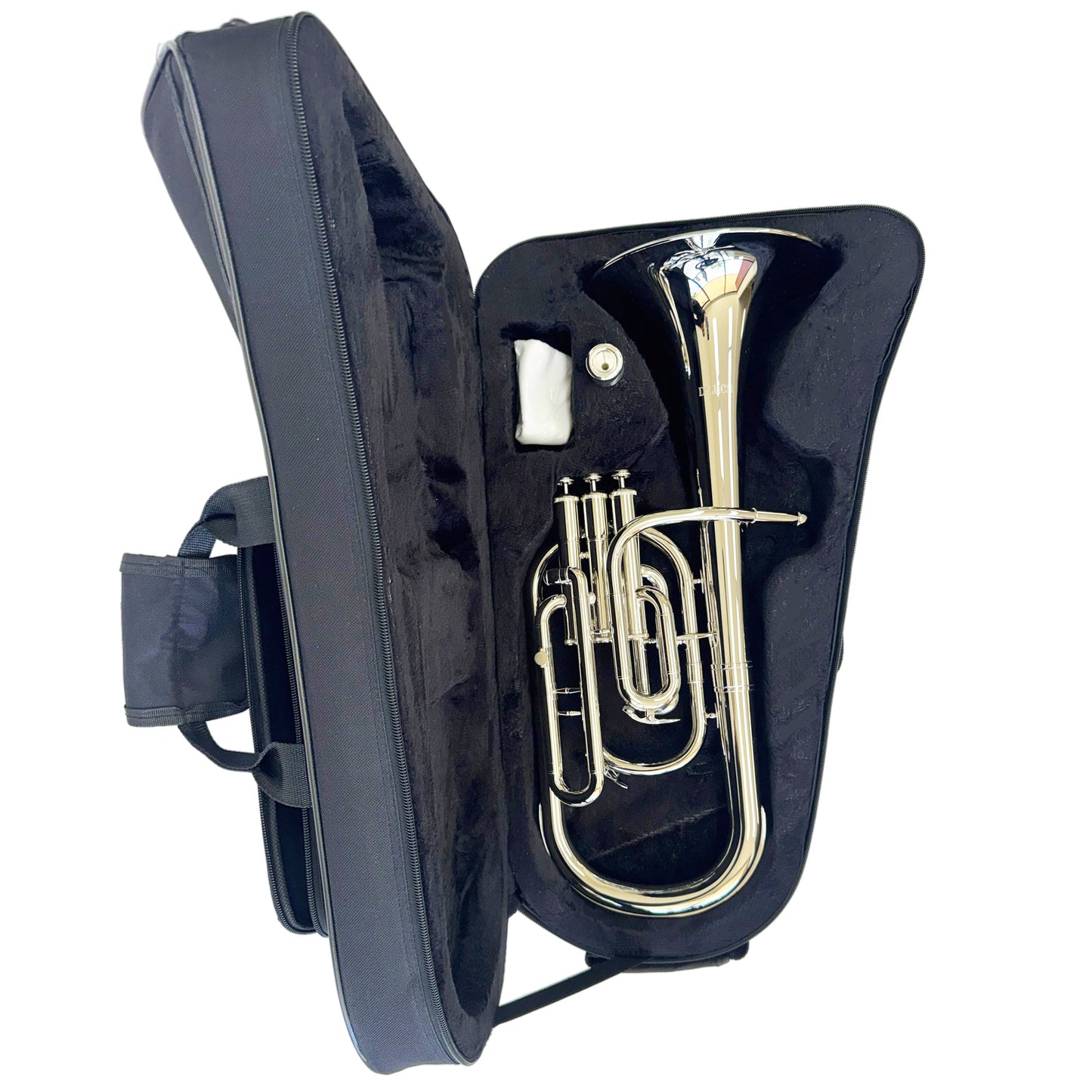D'Luca MX280 Series Nickel Plated Alto Horn with Case