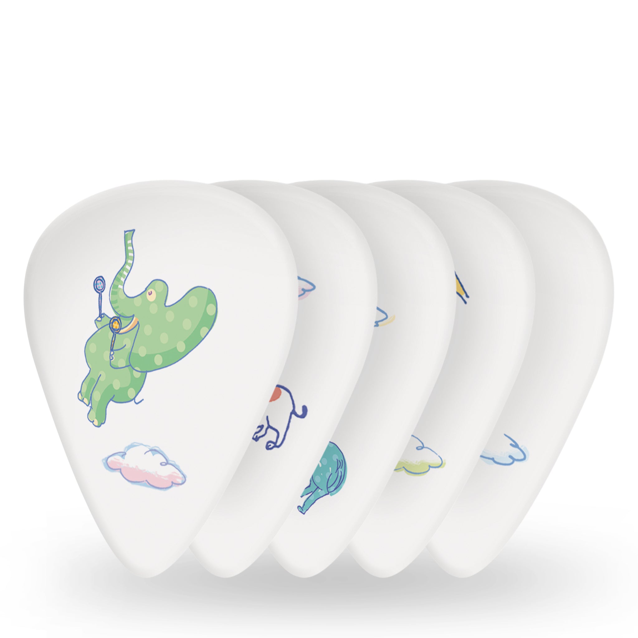 D'Addario John Lennon Art Series Picks - Imagine Animals