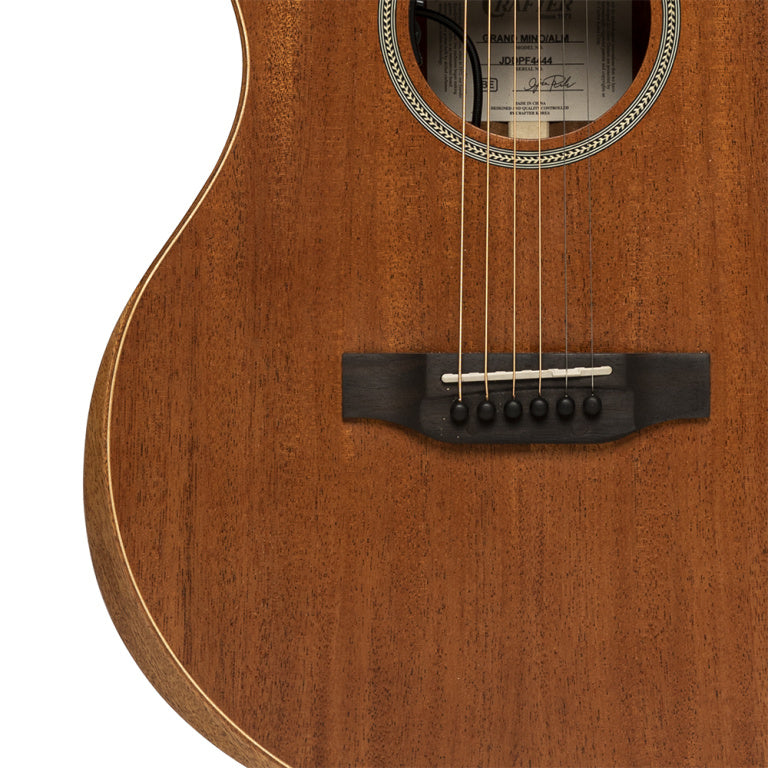 Crafter Mino Series, Big Mino Shape Acoustic-Electric Guitar Solid Mahogany