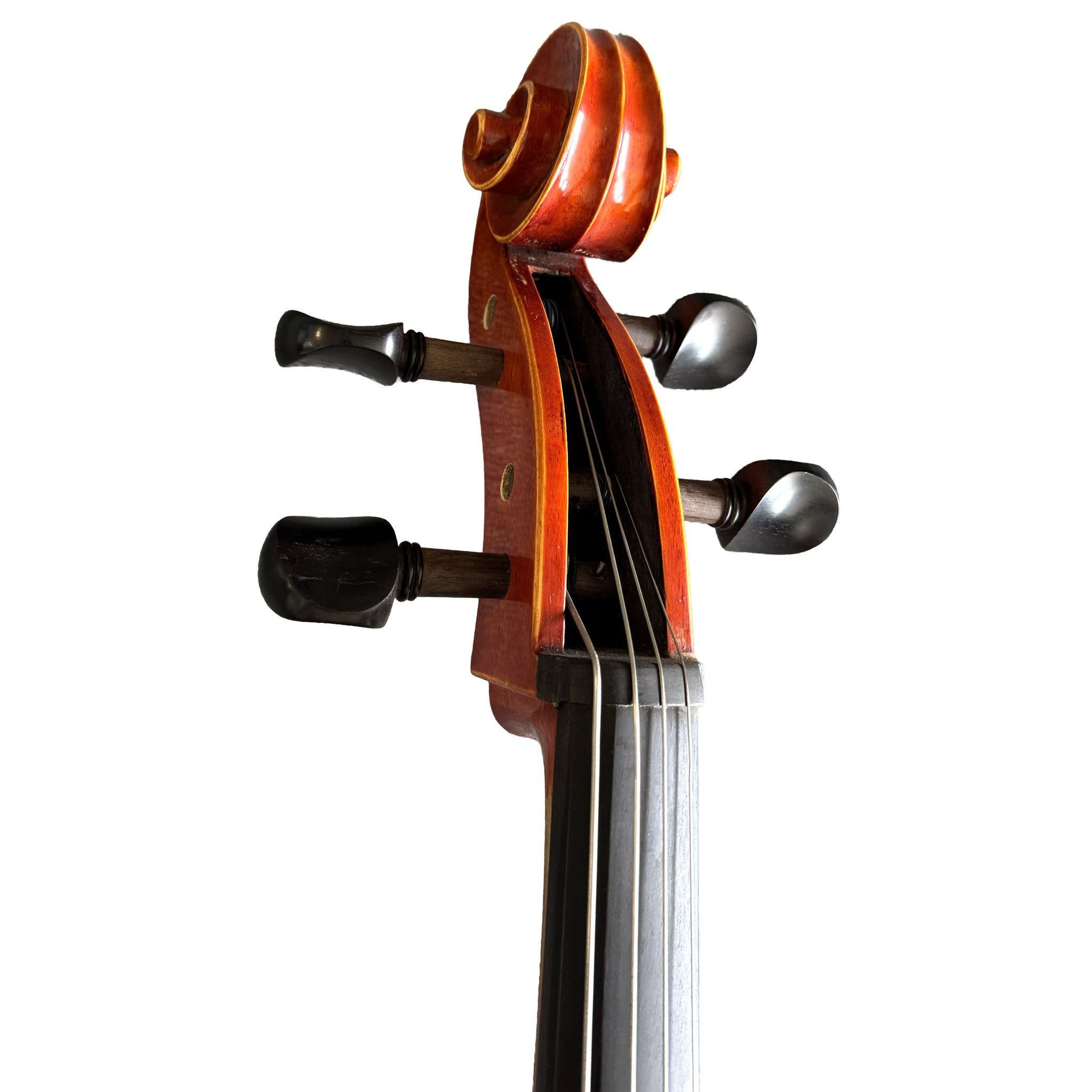 D’Luca Tonmeister 400 Ebony Fitted Cello Outfit 7/8 Size with Bow and Gig Bag
