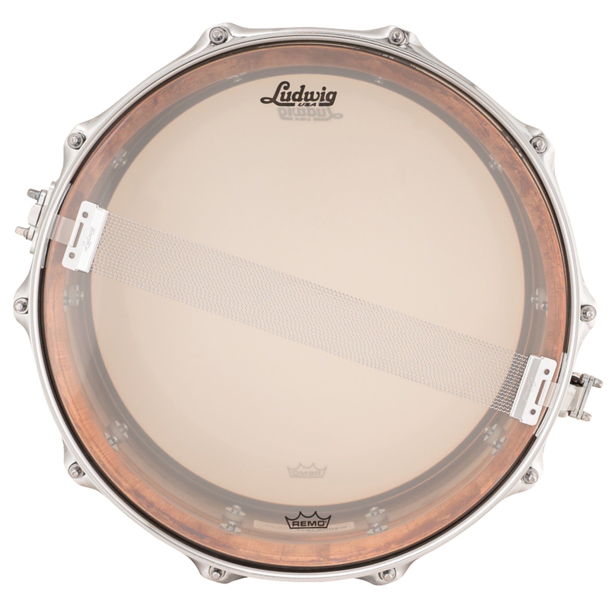 Ludwig LB552R Bronze Phonic 6.5x14 "RAW" Natural Patina Shell, Imperial Lugs Snare Drum