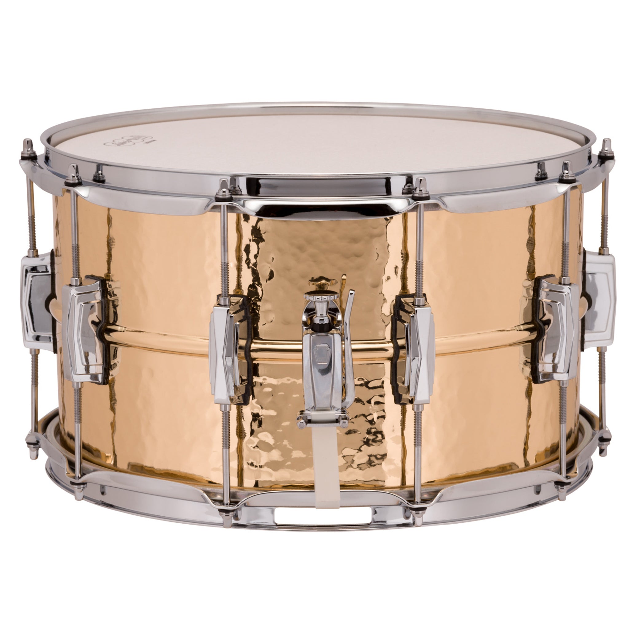 Ludwig LB508K Bronze Phonic 8x14 Hammered, Imperial Lugs Snare Drum