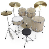 Dixon Spark 5pc Drum Set Champagne Sparkle Complete Outfit