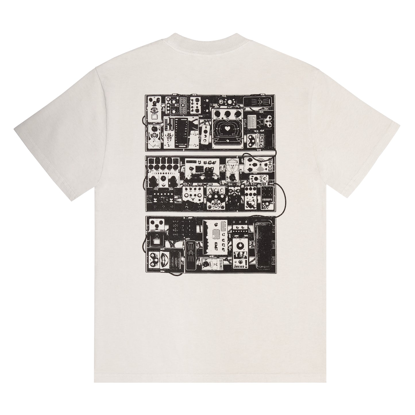 D'Addario XPND Pedalboard T-Shirt, Bone White, S