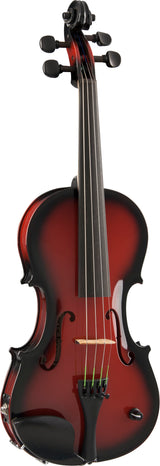 Barcus Berry BAR-AEVR Vibrato-AE Series Acoustic Electric Violin. Red Berry