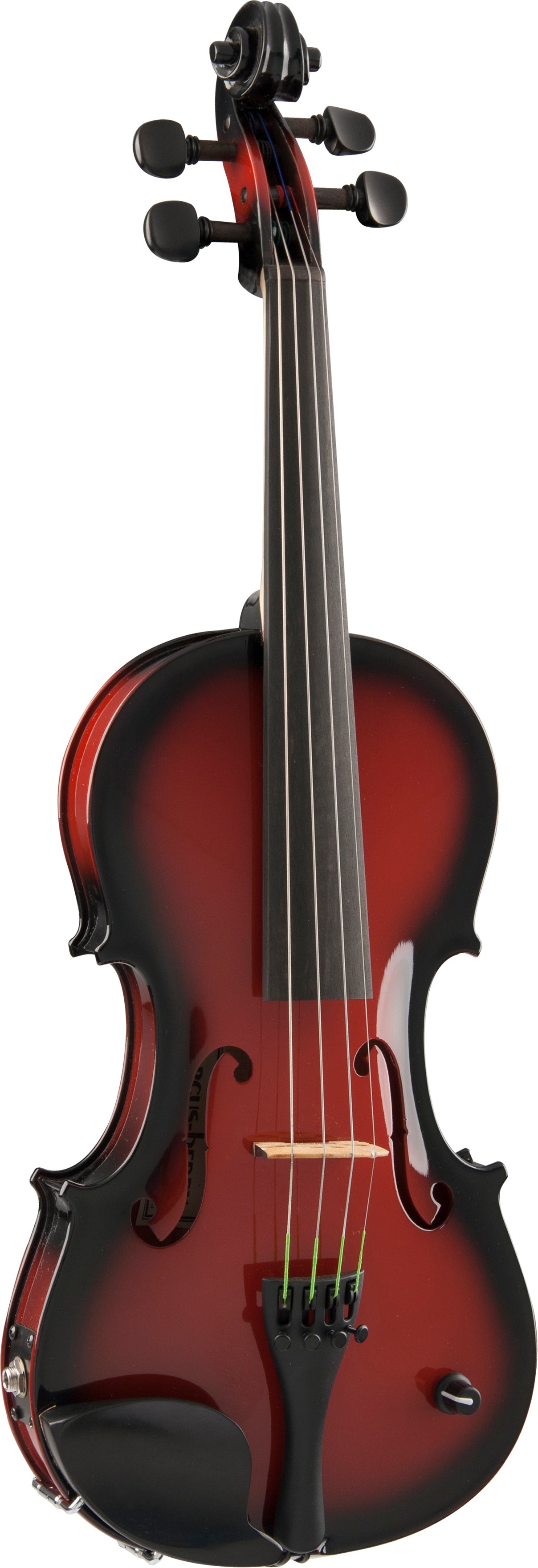 Barcus Berry BAR-AEVR Vibrato-AE Series Acoustic Electric Violin. Red Berry