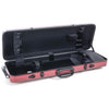 PURE by GEWA Violin Case, Polycarbonate 2.4, Oblong, Red/Black w/Subway Handle