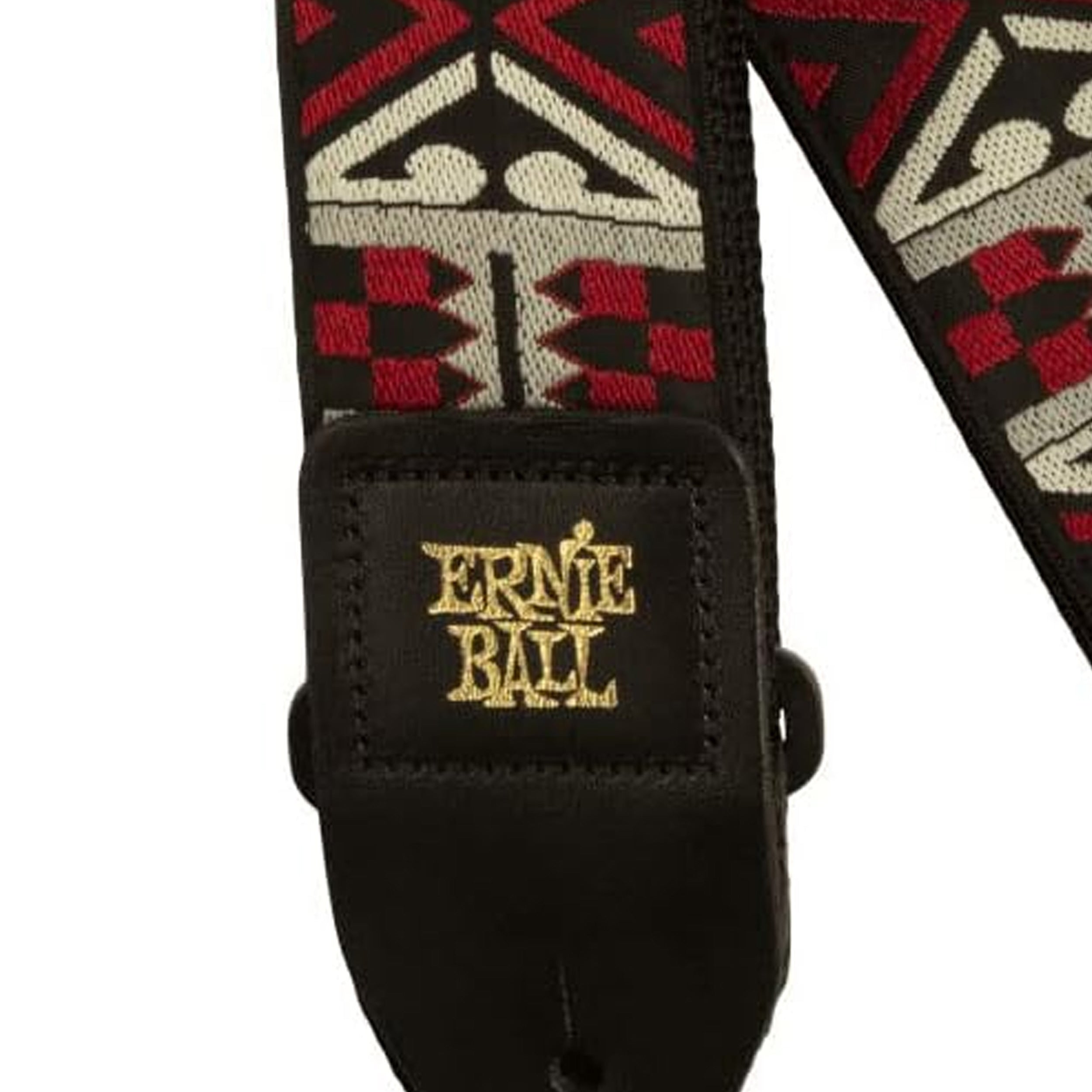 Ernie Ball Classic Jacquard Guitar Strap/Bass Strap - Primal Red
