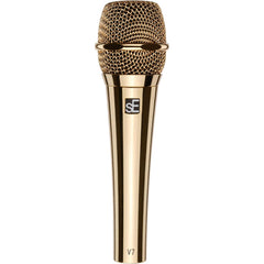 sE Electronics Studio-grade Handheld Mic, Supercardioid, 24 Carat gold-plated