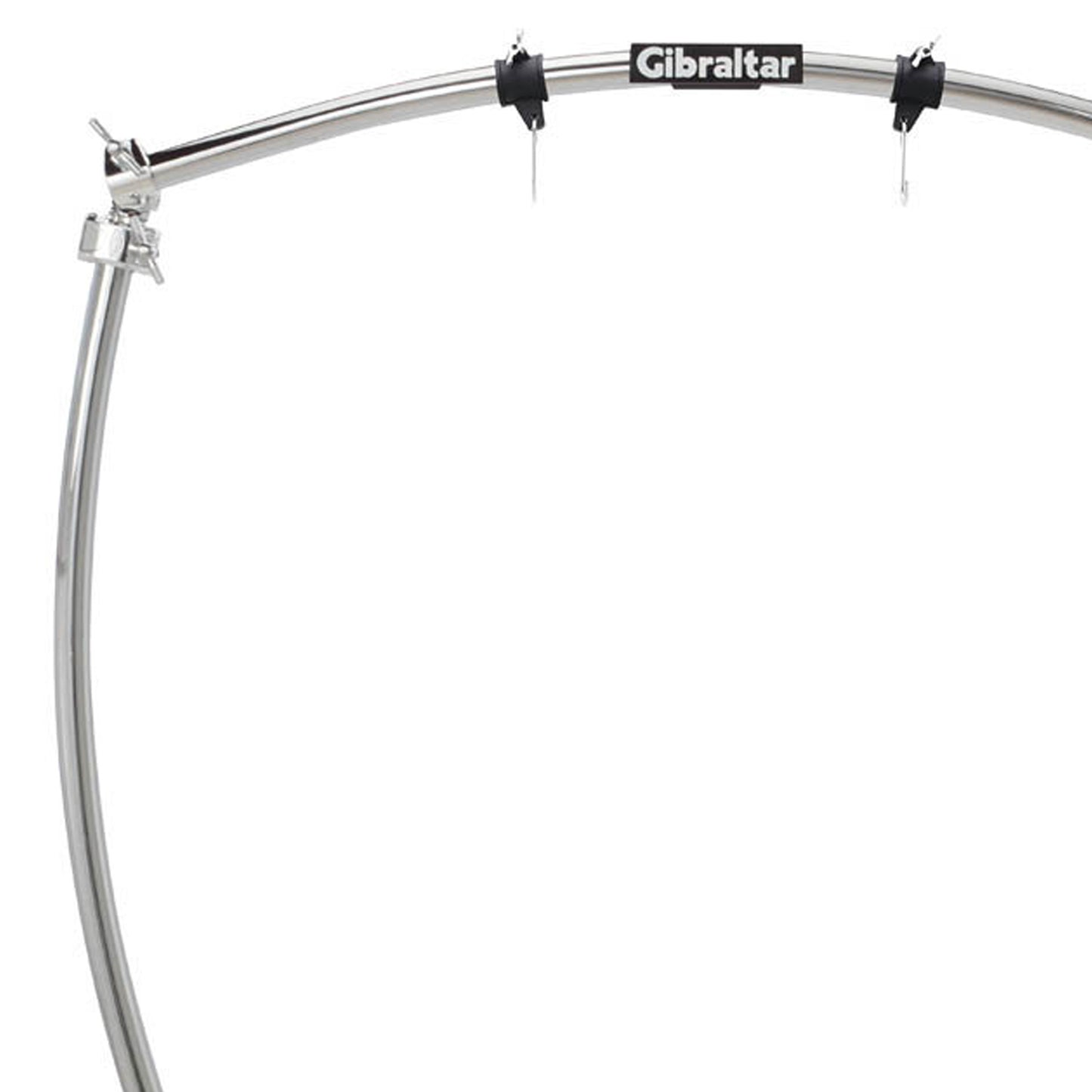 Gibraltar Gong Rack Stand Large Curved Bar with Chrome Clamps