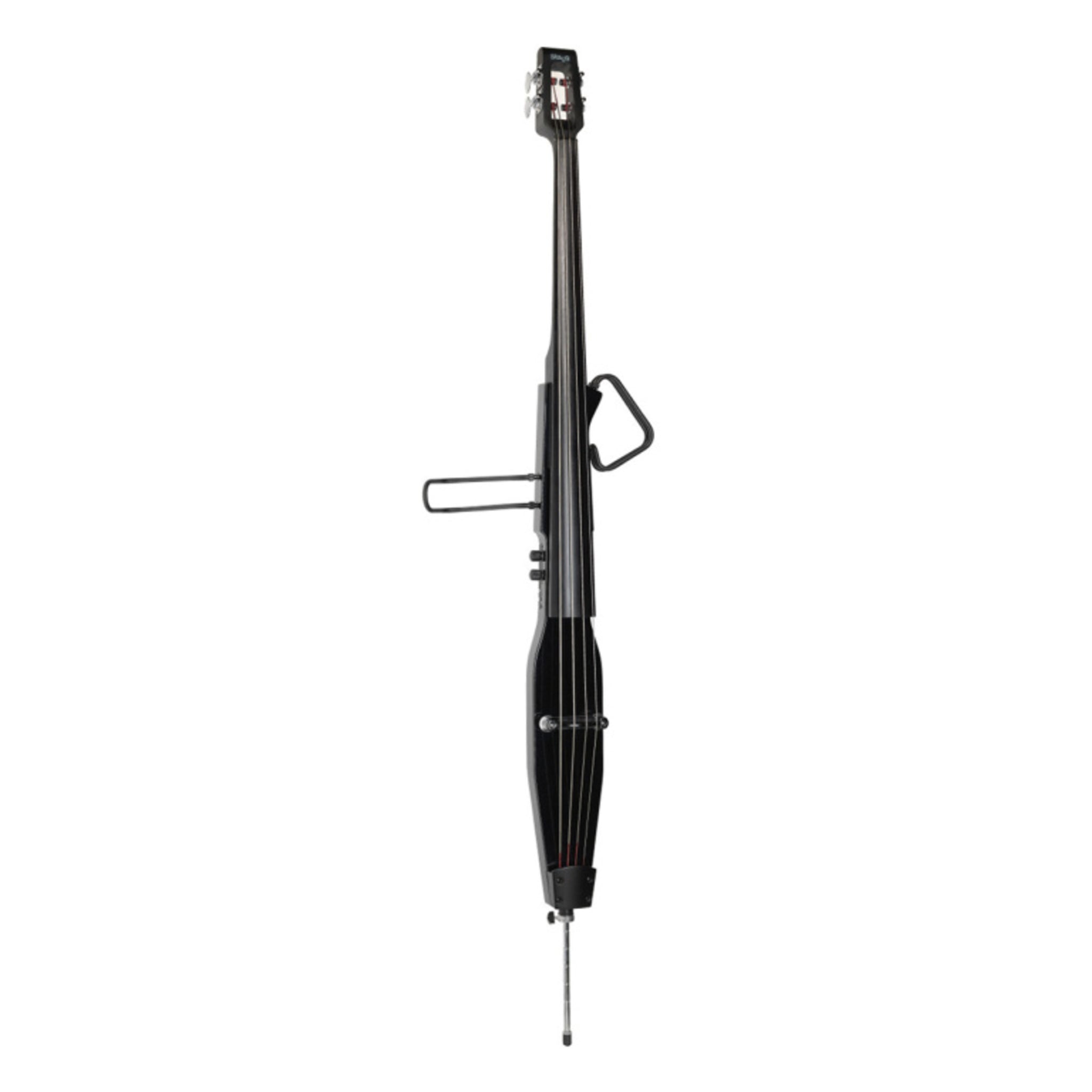 Stagg 3/4 Electric Double Bass With Gigbag, Metallic Black