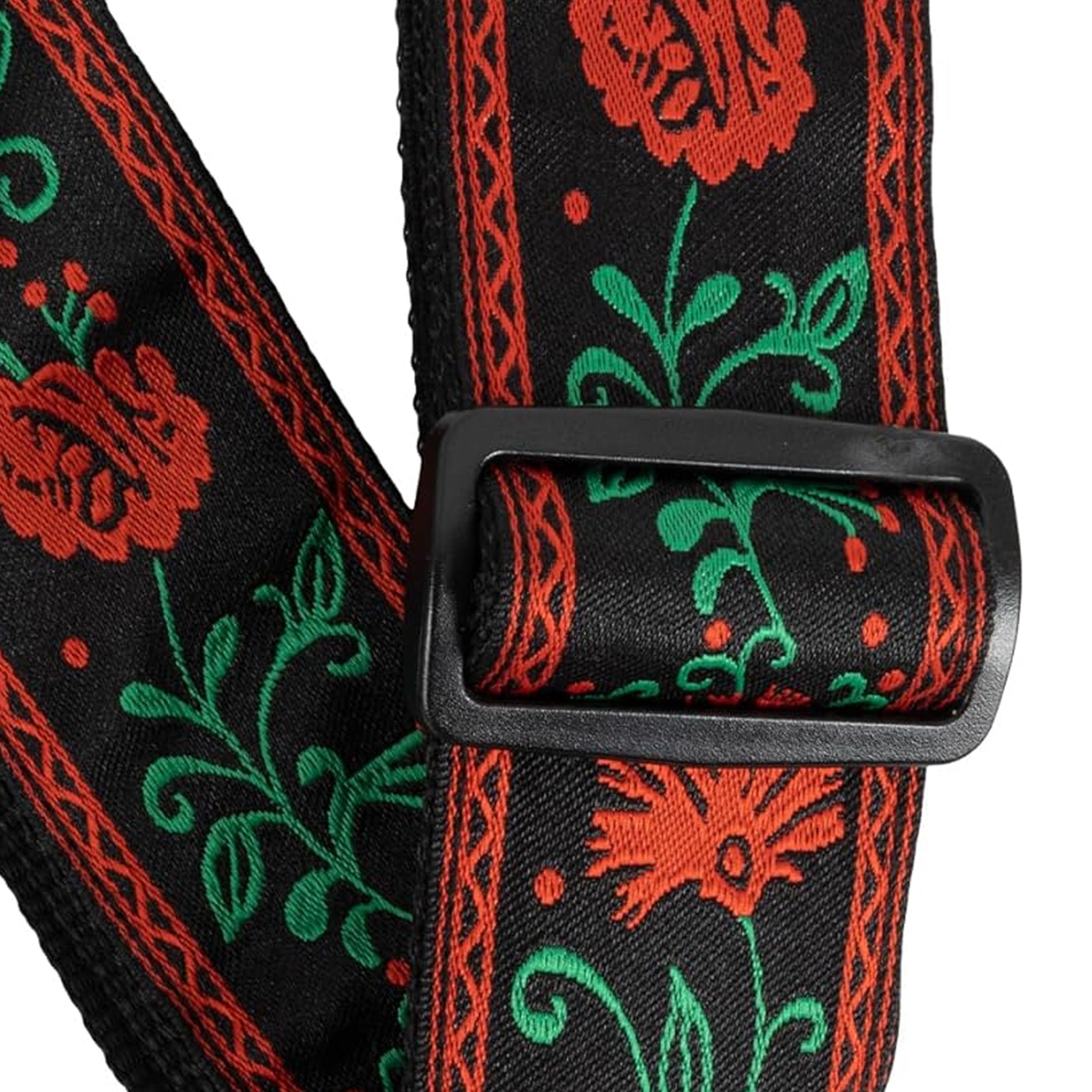 Ernie Ball Classic Jacquard Guitar Strap/Bass Strap - Western Rose