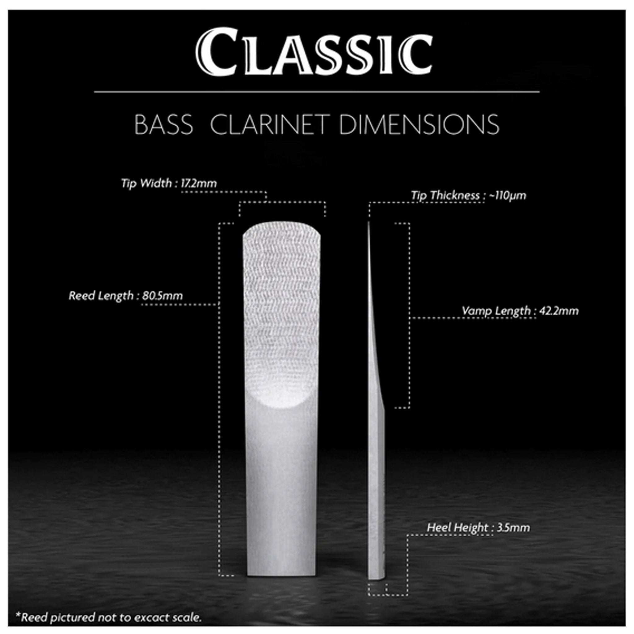 Legere Bass Clarinet Classic Reed Strength 3