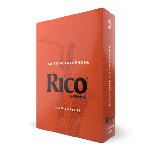 Rico by D'Addario Baritone Sax Reeds, Strength 4, 10-pack
