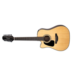 Takamine GD30CE-12-NAT-LH Left-Handed 12-String Acoustic-Electric Guitar