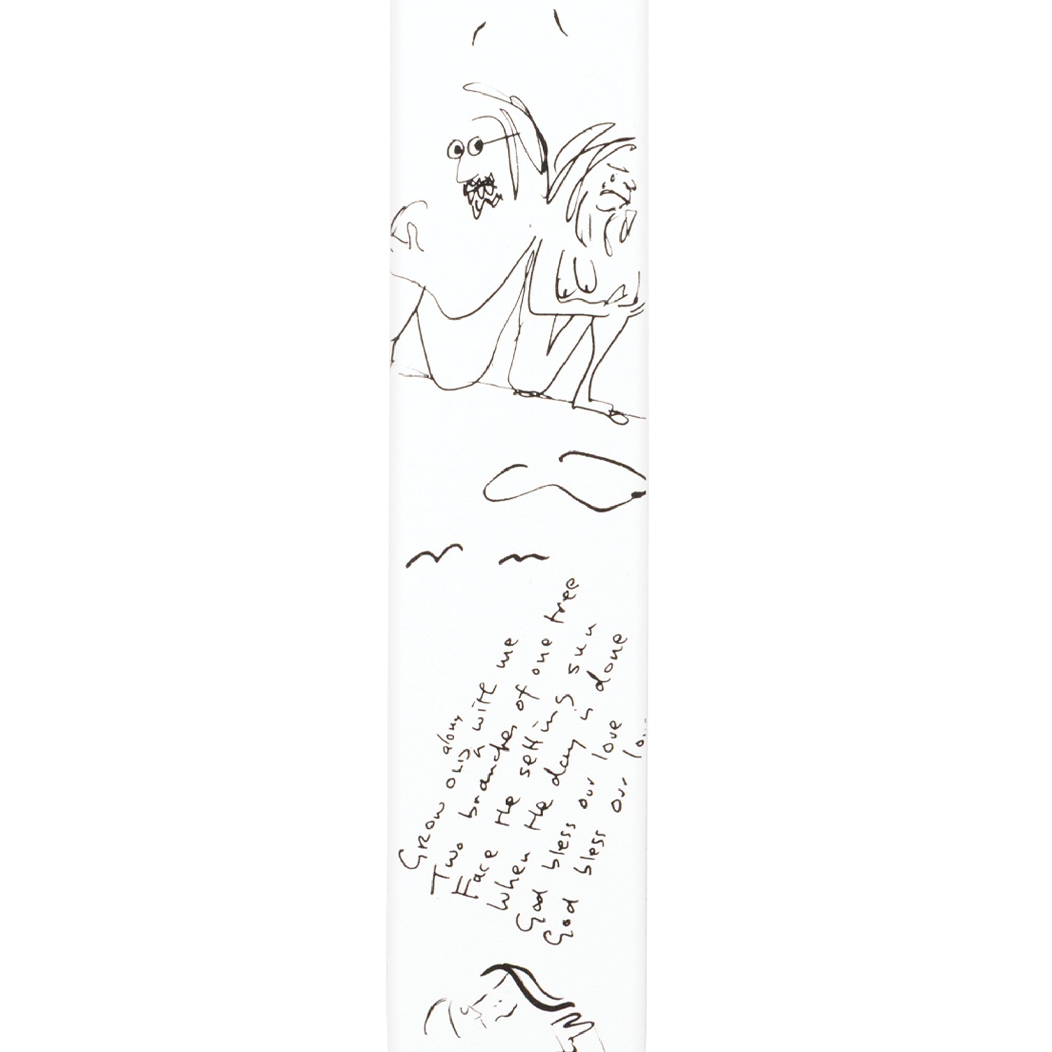 D'Addario Lennon Art Series Leather Strap, John & Yoko