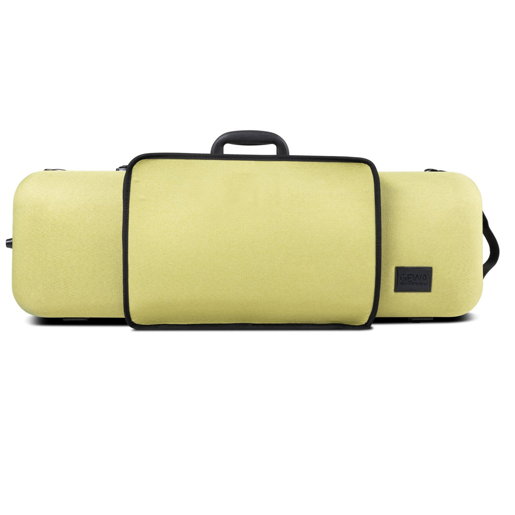 GEWA Violin Case, Bio-A, Oblong, 4/4-1/2,Lime, Pocket & Adjustable Neck Pad