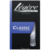 Legere Bb Clarinet German Cut Classic Reed Strength 4.25