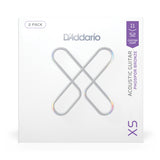 D'Addario 11-52 Custom Light Coated Acoustic Guitar Strings 2-Pack