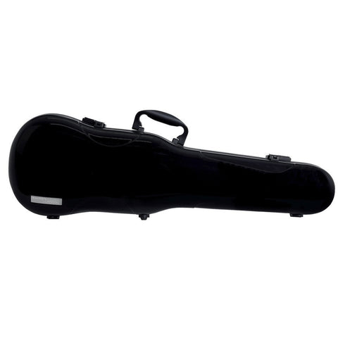 GEWA Violin Case, Air 1.7, Shaped, 4/4, Black/Black, High Gloss, w/Subway Handle