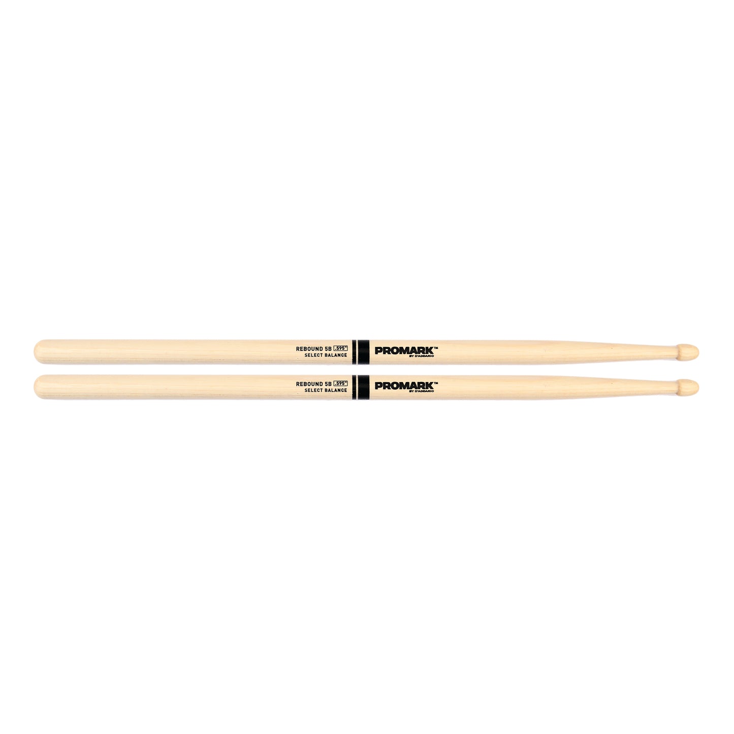 Promark American Hickory Rebound 5B .595" Acorn Wood Drum Sticks