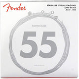 Fender 9050 Bass Strings, Stainless Steel Flatwound, .055-.105