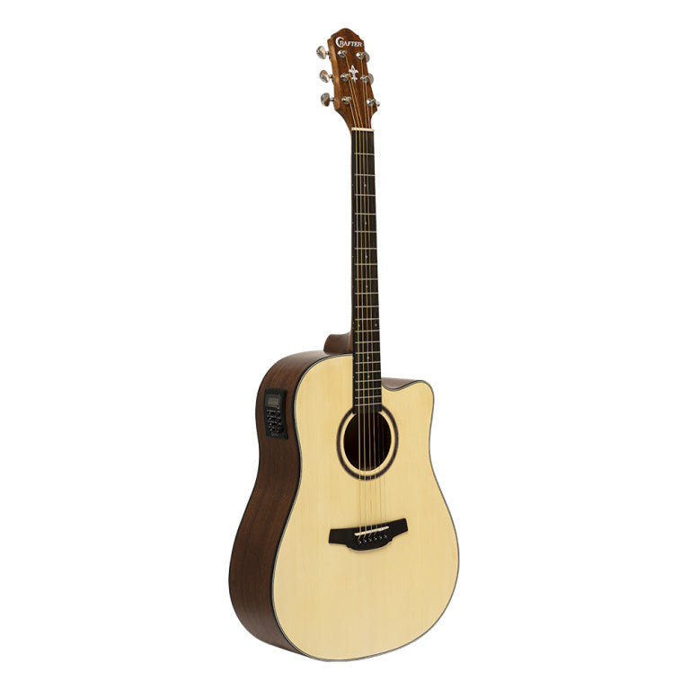 Crafter Silver Series 100 Dreadnought Acoustic-Electric Guitar With Cutaway
