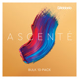 D'Addario Ascenté Viola Single C String, Extra-Extra-Short Scale Medium, 10-Pack
