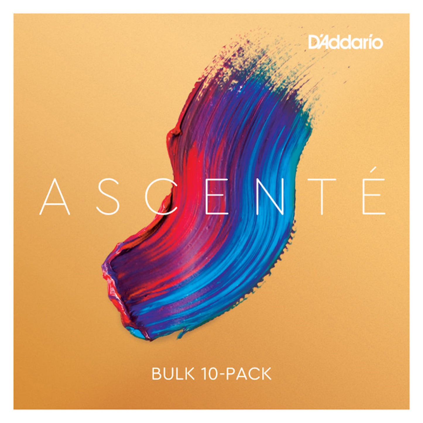 D'Addario Ascenté Viola Single D String, Short Scale Medium, Bulk 10-Pack