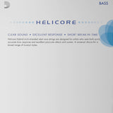 D'Addario Helicore Hybrid Bass Single D String, 3/4 Scale, Medium, Bulk 10-Pack