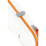 PURE by GEWA Violin Case, Polycarbonate Fun, Shaped, White/Orange, w/Subway Handle